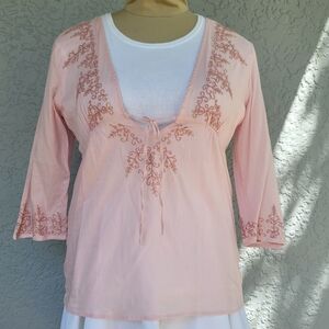 NWT Pink Cotton shirt sz XL